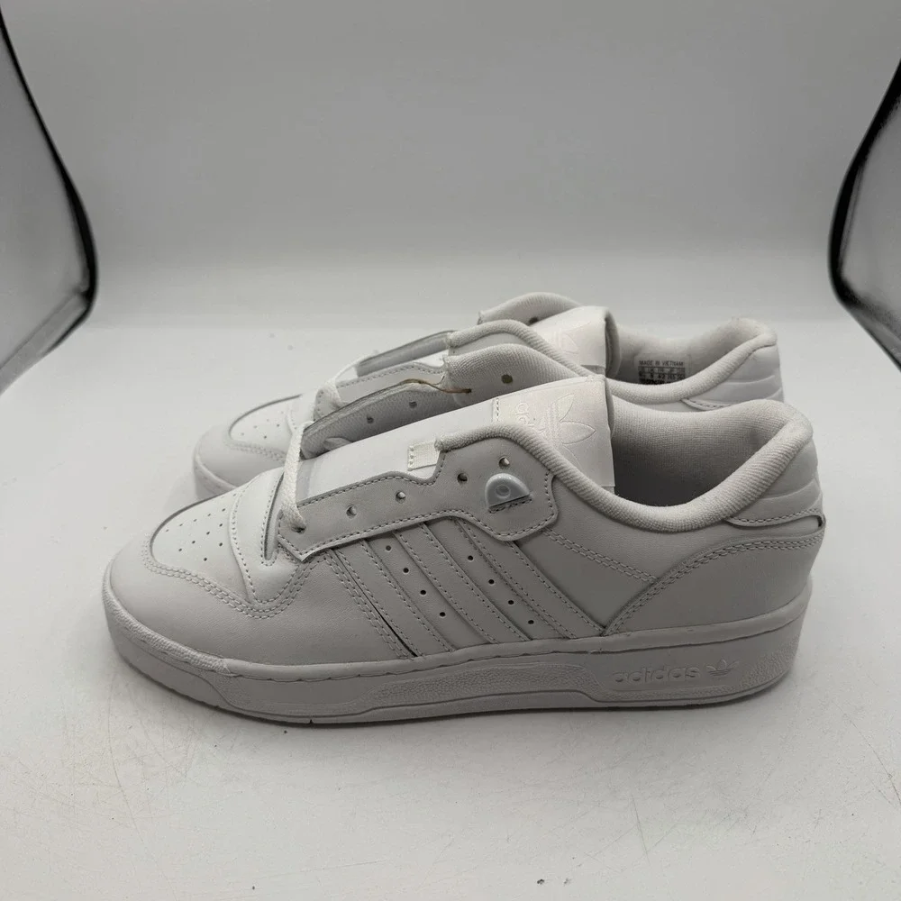 Adidas‎ Rivalry Low Shoes Mens Sz 8.5 White/White Originals Sneakers GX2272 NWT